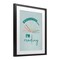 Stupell Industries Shhh I'm Reading Framed Print Under Glass, design by Seven Trees Design